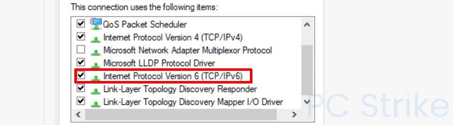 Windows 10 Включение IPv6
