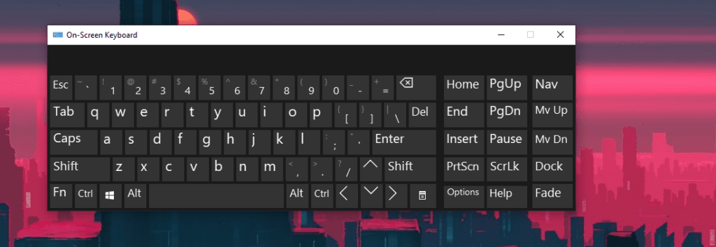 Windows Экранная клавиатура