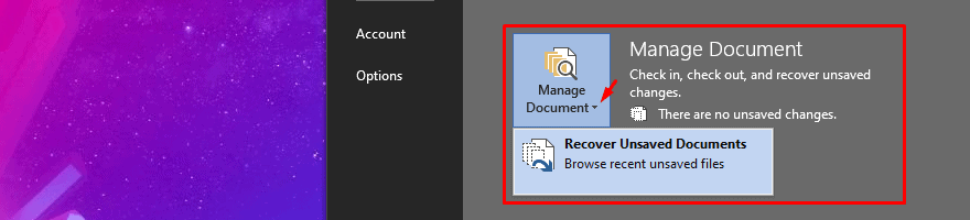 Windows Word Восстановление несохраненных документов