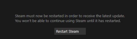 Сбросить Steam